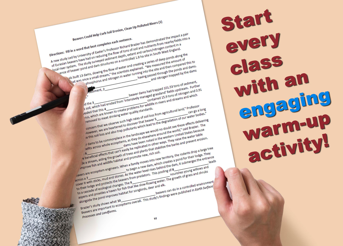 Start every class with an engaging warm-up activity!